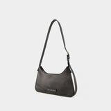 Platt Mini Crackle Hobo Bag - Acne Studios - Leather - Black