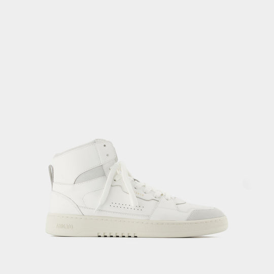 Dice Hi灰色皮质运动鞋