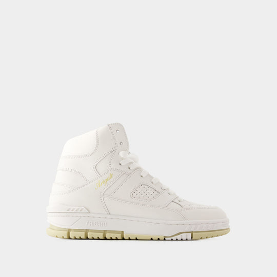 Area High 白色/米色皮质拼接运动鞋