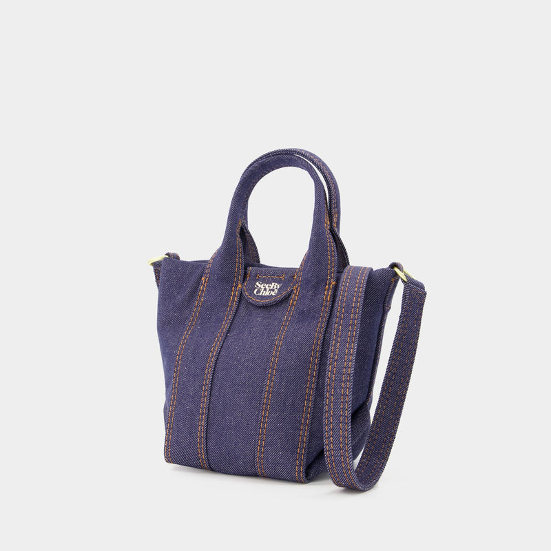 Laetizia Small Bag in Recycled Denim