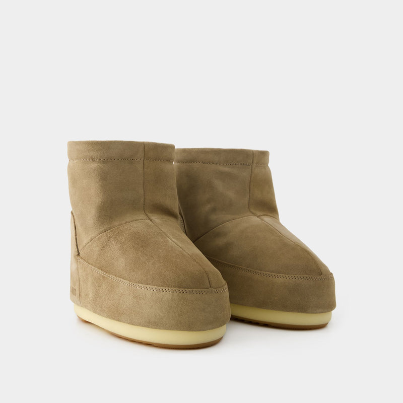 Icon Low Nolace - Moon Boot - Leather - Beige