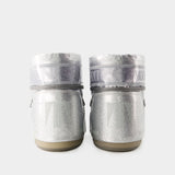 Icon Low Glitter Boots - Moon Boot - Pvc - Silver