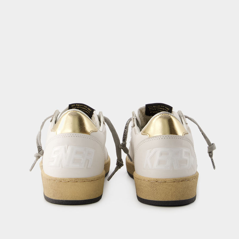 Golden Goose GGDB小脏鞋 Ball Star 女士牛皮做旧星星运动休