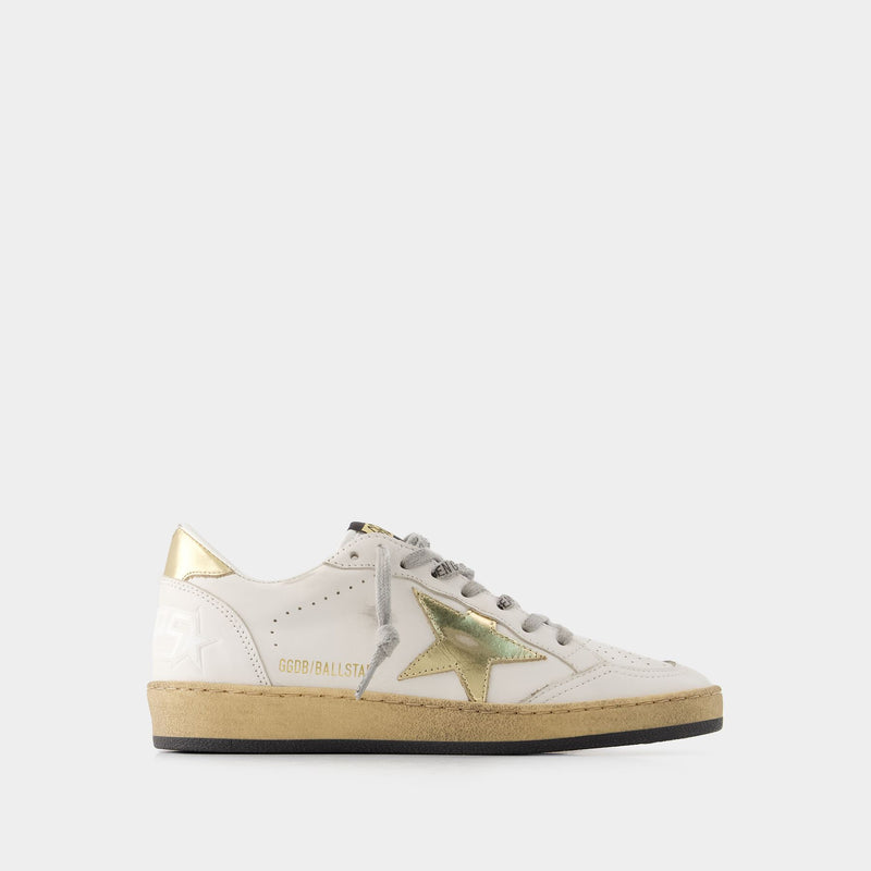 Golden Goose GGDB小脏鞋 Ball Star 女士牛皮做旧星星运动休