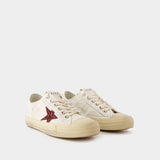 V-Star 2 Sneakers - Golden Goose - Leather - White/ Red