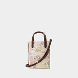 California Tote Bag - Golden Goose -  White/Multi - Leather