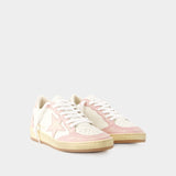 Golden Goose GGDB小脏鞋 Ball Star 女士牛皮做旧星星运动休