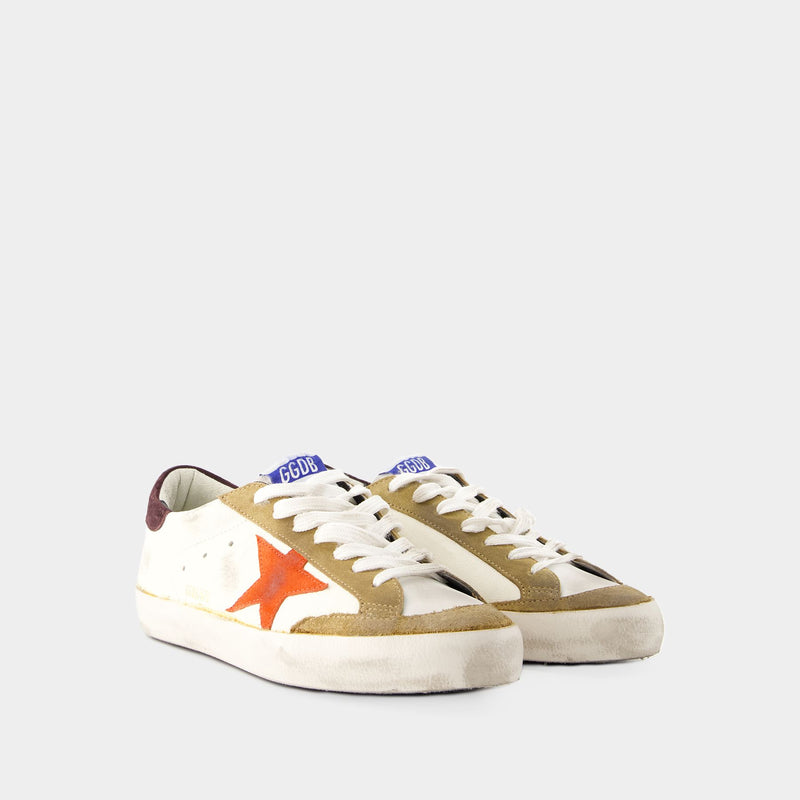 Golden Goose GGDB Super Star Penstar 低帮星星休闲运动磨绒皮