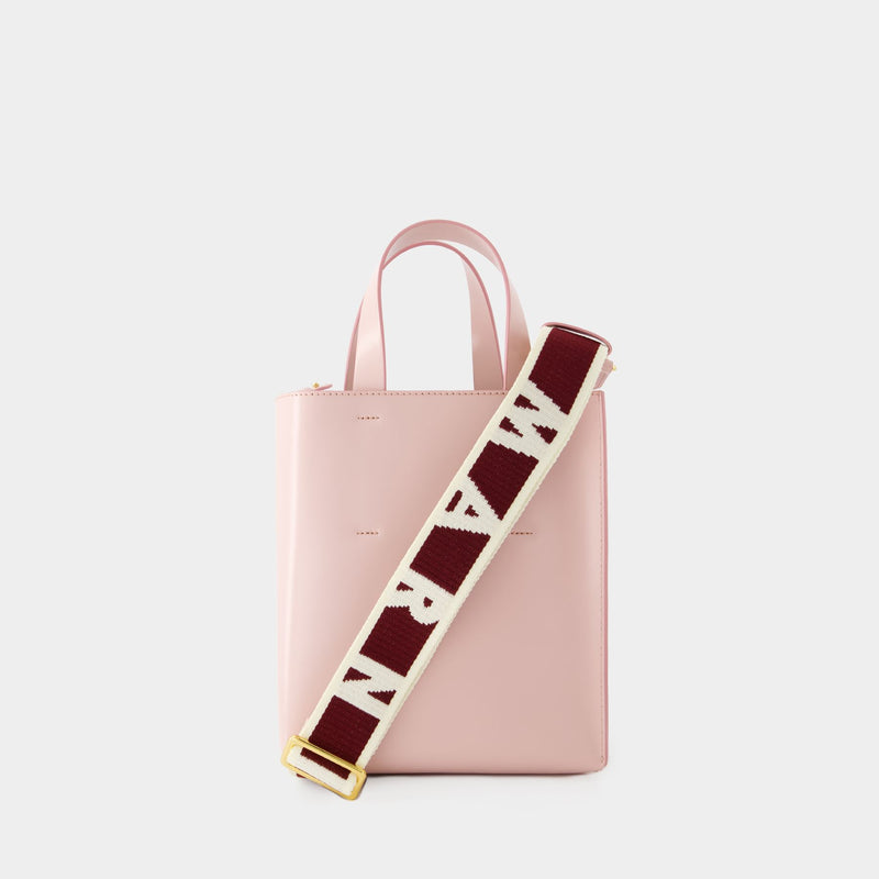 玛尼 Marni Museo Mini Crossbody 光面牛皮迷你单肩包斜挎包