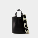 玛尼 Marni Museo Mini Crossbody 光面牛皮迷你单肩包斜挎包