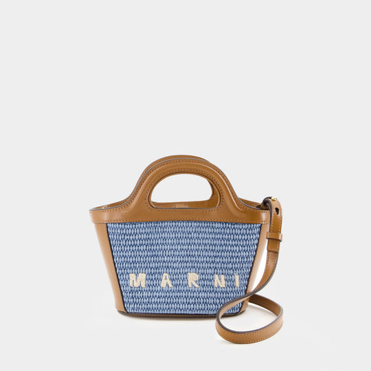 Tropicalia Micro Purse - Marni - Cotton - Blue