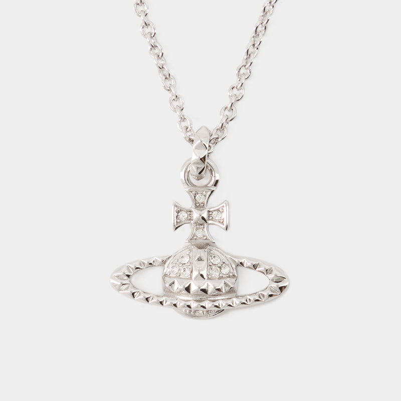 Mayfair Bas Relief Necklace - Vivienne Westwood - Brass - Silver