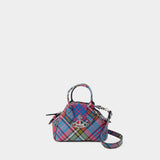 Biogreen Saffiano Printed Mini Yasmine Crossbody - Vivienne Westwood - Multi