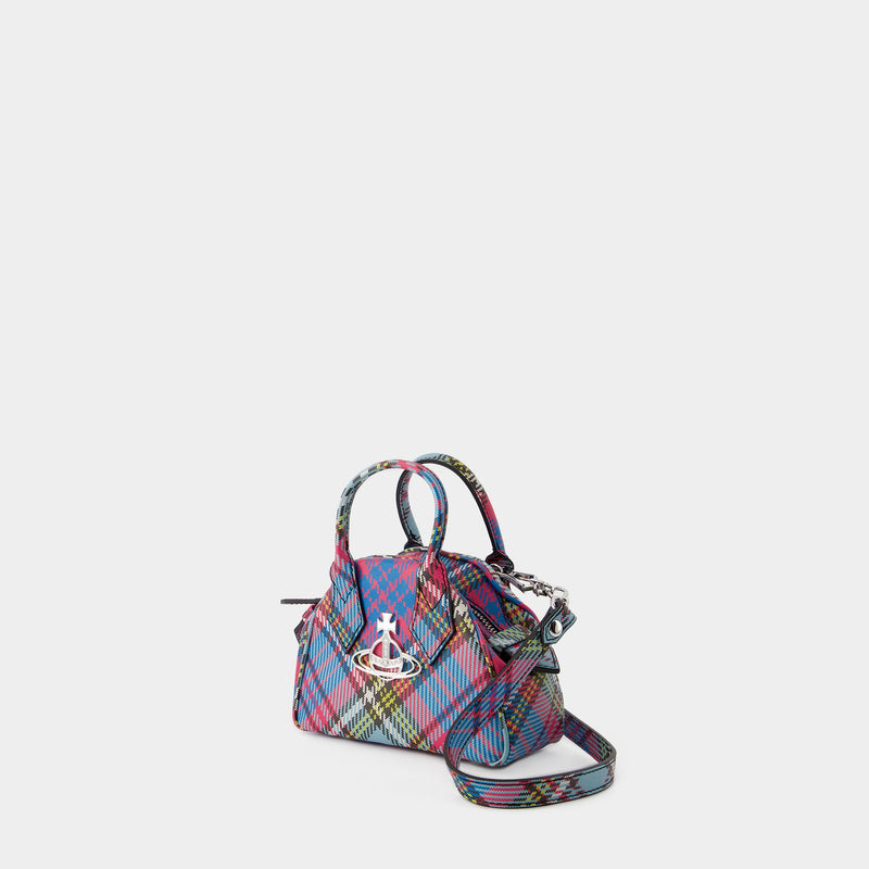 Biogreen Saffiano Printed Mini Yasmine Crossbody - Vivienne Westwood - Multi