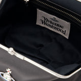 Granny Frame Bag 黑色皮质手提包