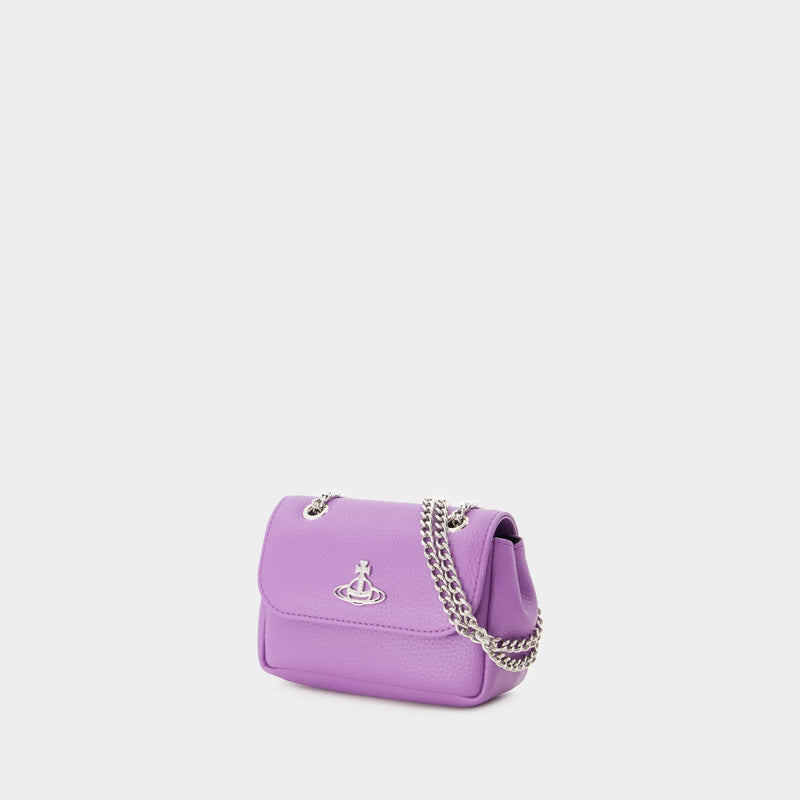 Re-Vegan Bag 紫色植鞣皮小号肩包