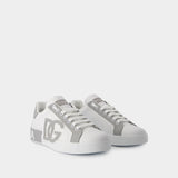 Portofino Sneakers - Dolce&Gabbana - Leather - White