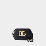 Logo Crossbody - Dolce&Gabbana - Leather - Black