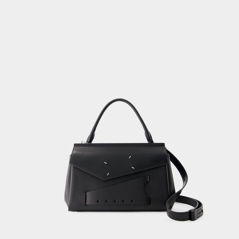 Snatched Clutch - Maison Margiela - Leather - Black