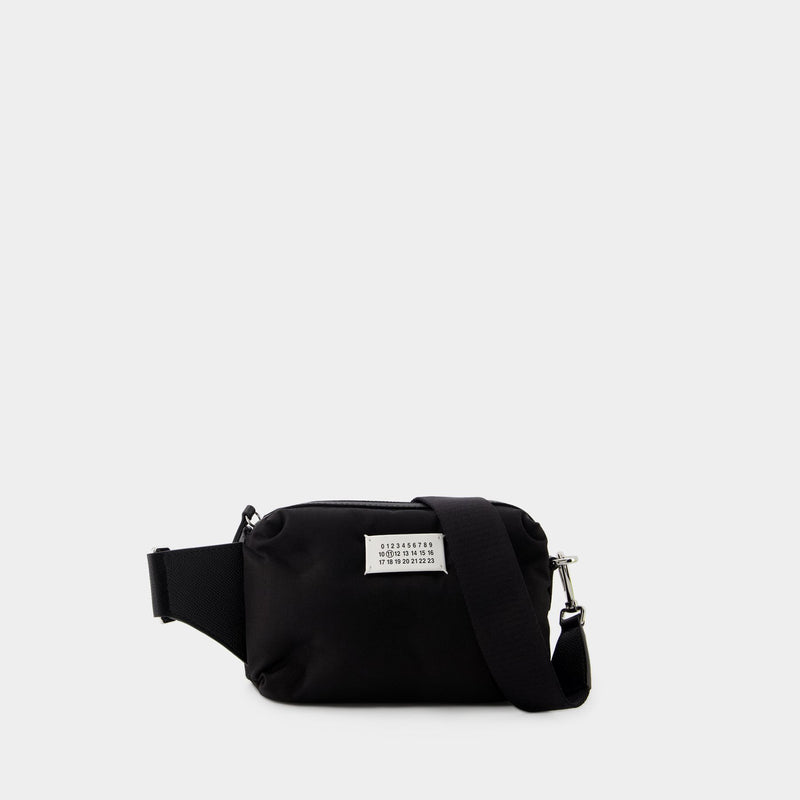 Glam Slam Sport Crossbody Bag - Maison Margiela - Leather - Black