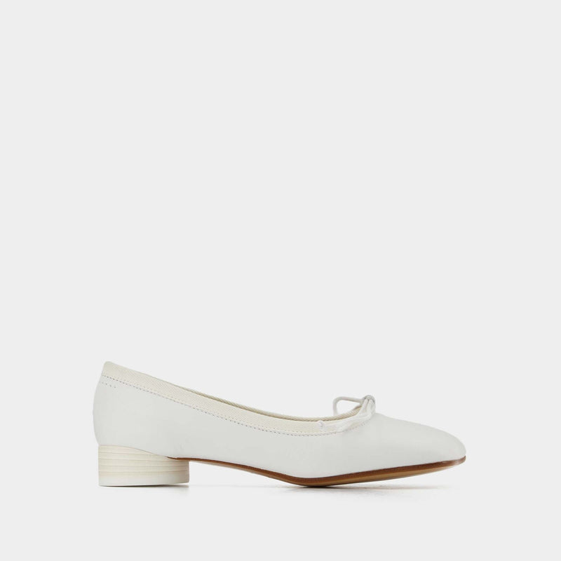 Ballerinas - Mm6 Maison Margiela - White - Leather