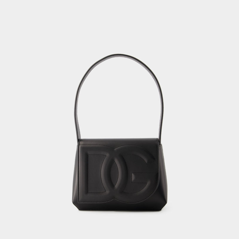 DG Logo Shoulder Bag - Dolce&Gabbana - Leather - Black