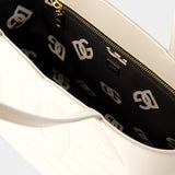 Logo Tote - Dolce&Gabbana - Leather - Ivory