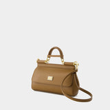 Sicily Crossbody Bag - Dolce&Gabbana - Leather - Caramello