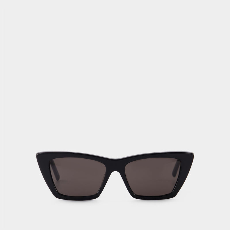 Sunglasses in Black/Grey Acetate