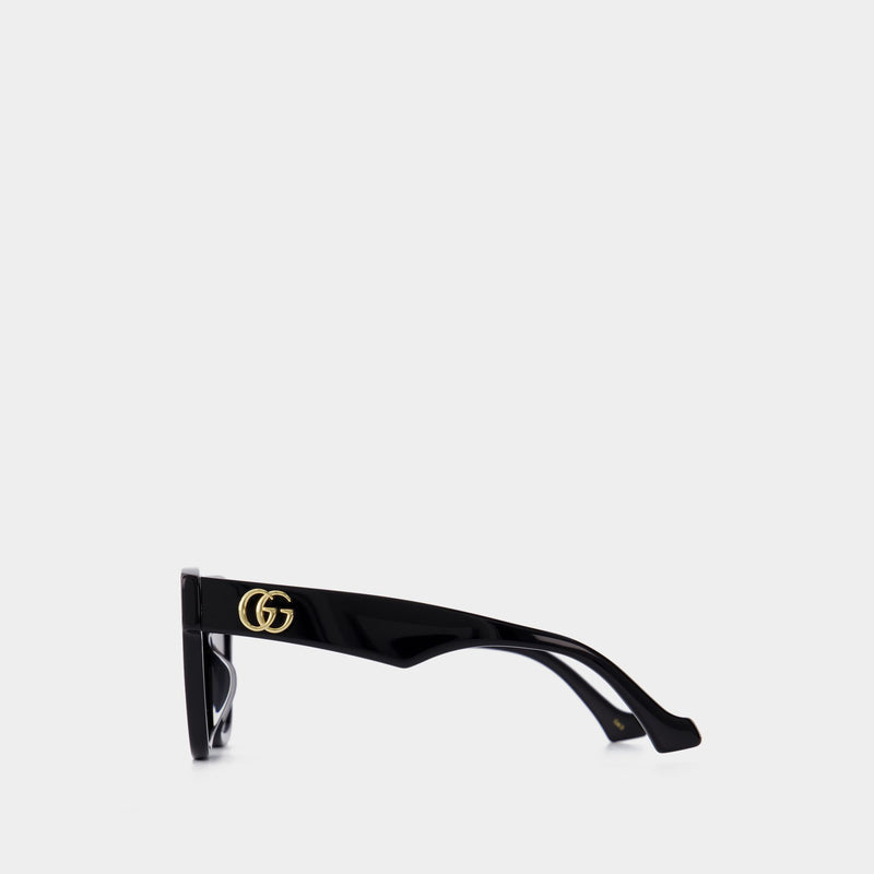 Sunglasses in Black/Grey Acetate