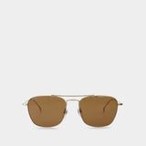 Gg1183S Sunglasses - Gucci  - Gold/Brown - Metal