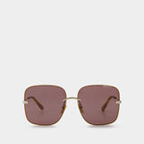 Ch0134S Sunglasses - Chloé  - Gold/Purple - Metal