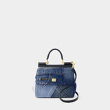 Sicily Bag - Dolce&Gabbana - Cotton - Blue Denim