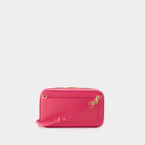 Dg Logo Camera Crossbody - Dolce&Gabbana - Leather - Pink