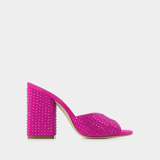 Paris Texas Holly Anja 水晶高跟穆勒鞋