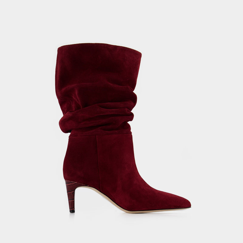 Slouchy 60 Boots - Paris Texas - Leather - Cabernet