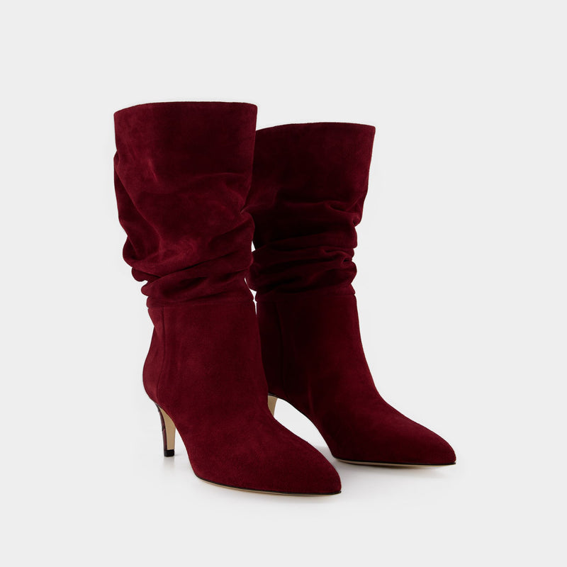 Slouchy 60 Boots - Paris Texas - Leather - Cabernet