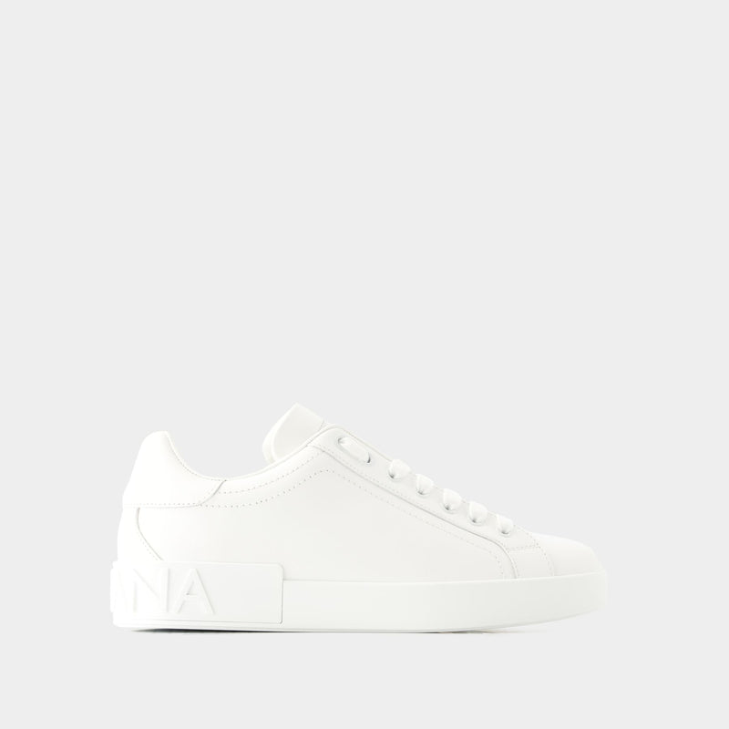 Portofino Sneakers - Dolce&Gabbana - Leather - White