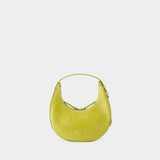 Toni Mini Bag 绿色光面小牛皮月牙包