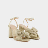 Loeffler Randall Camellia Sandals 植鞣皮高跟凉鞋