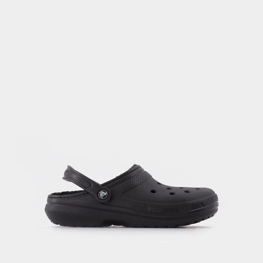 Classic Lined Clog黑色洞洞鞋