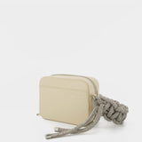 Crystal Cobra Camera  Crossbody - Kara - Cream - Leather