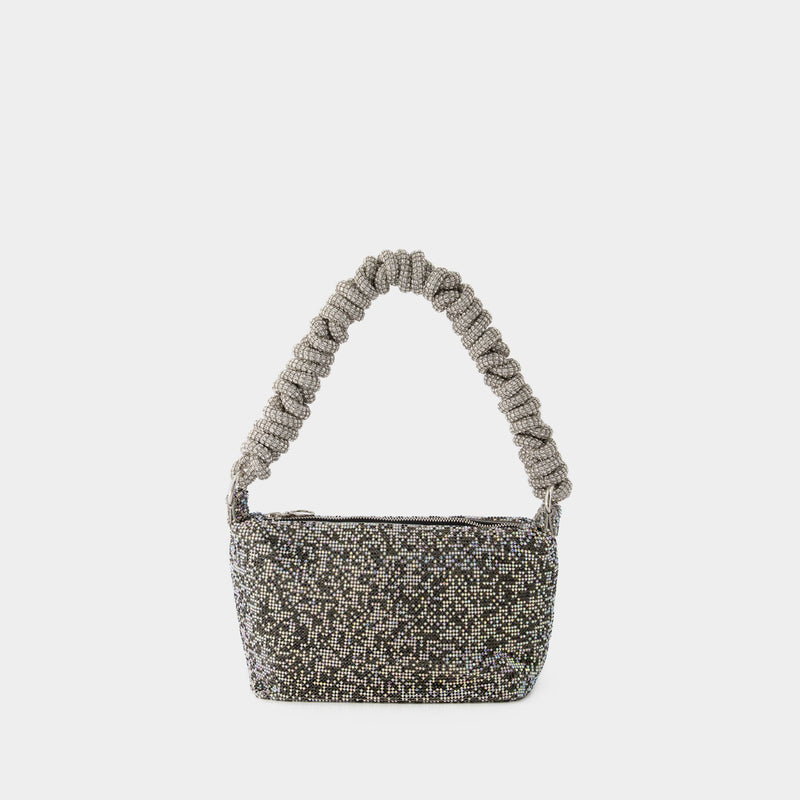 Crystal Mesh Bag - Kara - Polyester - Black Pixel