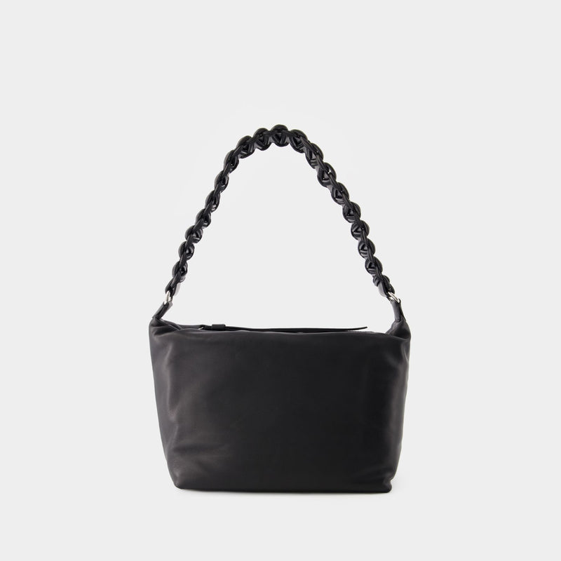 Hobo Lattice XL Bag - Kara - Leather - Black