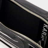 Crystal Cobra Crossbody - Kara - Leather - Black