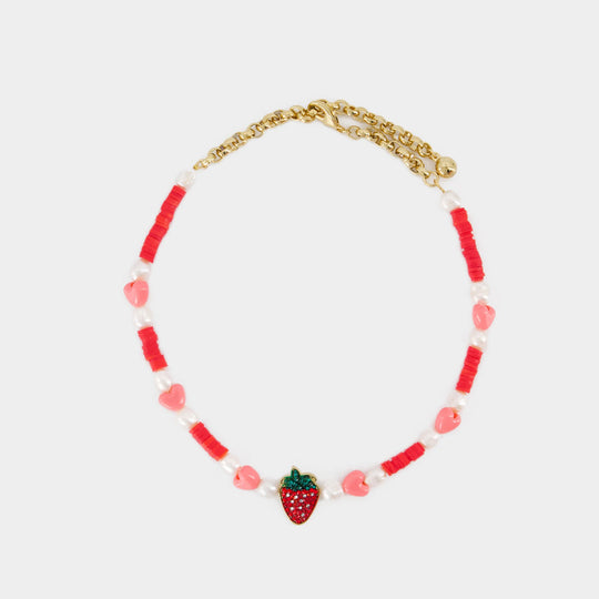 Shourouk Strawberry Necklace 项链