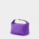 Moonbag 紫色棉质和涤纶手提包