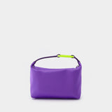 Moonbag 紫色棉质和涤纶手提包