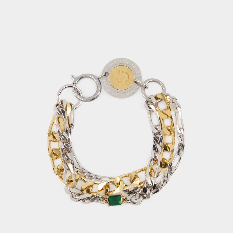 Mixed Bracelet - In Gold We Trust - Palladium - Brass