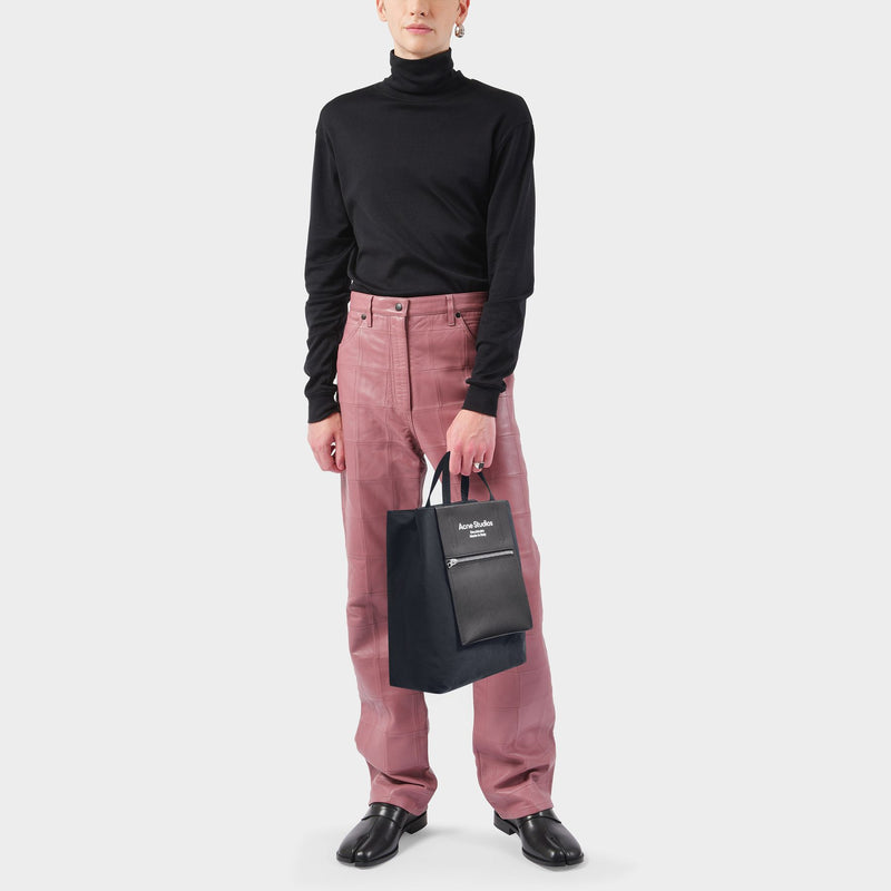 Tote Bag - Acne Studios - Black - Leather